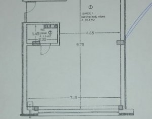 Spatiu parter 63 mp, parcare, piata Abator str. Somesului